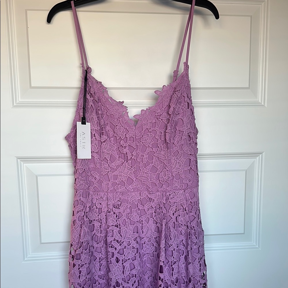 ASTR Lilac Lace Dress